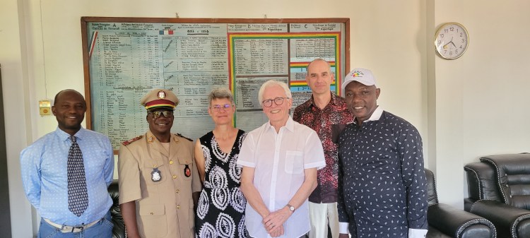 Visite au préfet de Faranah